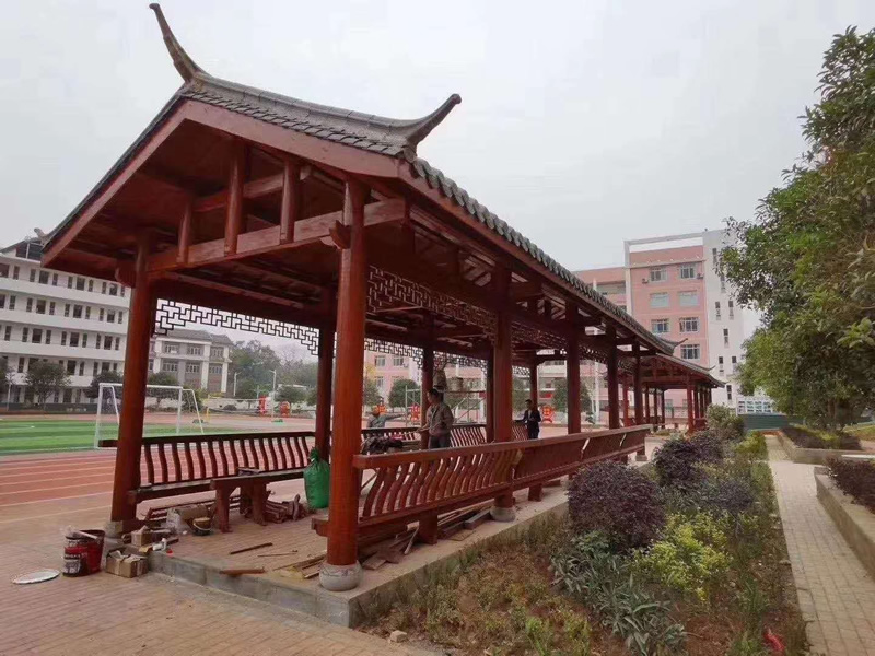 古建小青瓦長廊