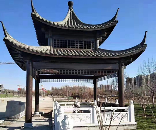四角仿古涼亭