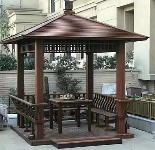 現(xiàn)代四角涼亭