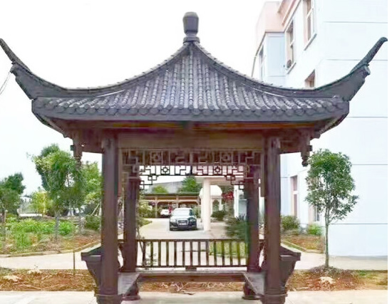 四角仿古涼亭