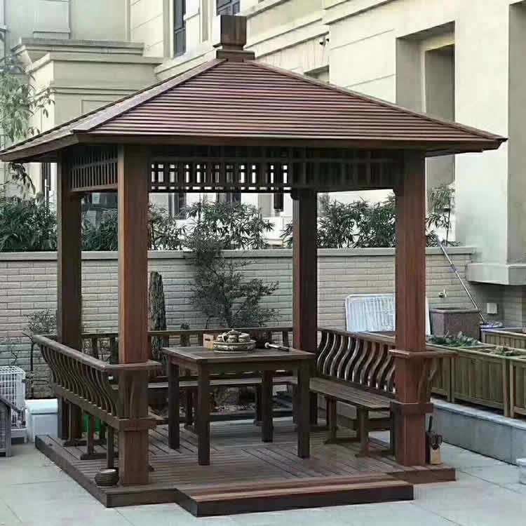 四角橫瓦涼亭現(xiàn)代款